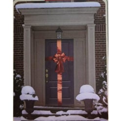 Funda mare decorativa pentru usa de Craciun 33x42 CM