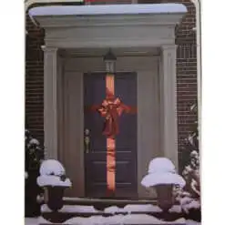 Funda mare decorativa pentru usa de Craciun 33x42 CM