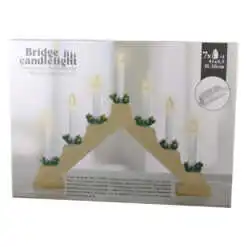 Instalatie Craciun Show cu 7 lumanari de leduri