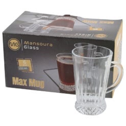 Set 6 cani din sticla