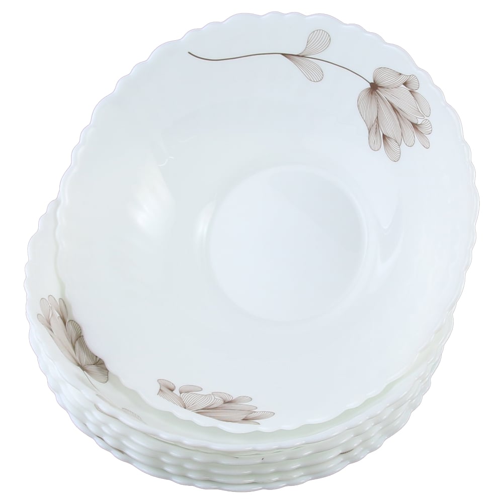 Set 6 boluri din sticla opal 17.5x5.5 CM Set 6 boluri din sticla opal 17.5x5.5 CM