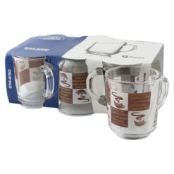 Set 6 cani din sticla