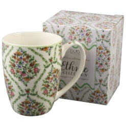 Cana portelan 360 ml "Fiori classic"