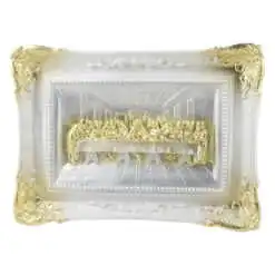 Placheta din ipsos cu Cina Cea De Taina 35x26 CM