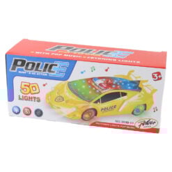 Masina de politist cu sunete si lumini 5D
