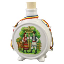 Plosca decorativa "Muzeul Satului/Romania" 13 CM
