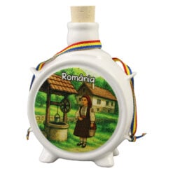 Plosca decorativa "Romania" 13 CM