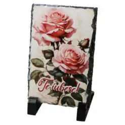Placa ardezie "Te iubesc!" 9x14 cm