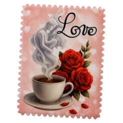 Magnet frigider ceramica "Love"