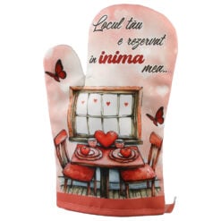 Manusa de bucatarie "Locul tau e rezervat in inima mea.."