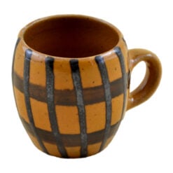 Cana realizata din ceramica - Design cu dungi