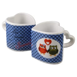 Cana din ceramica in forma de inima "Szeretlek"