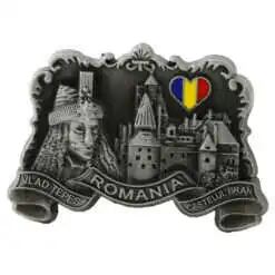 Magnet de frigider metalic 8.5 x 6 cm