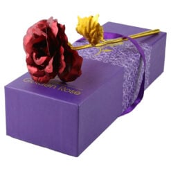 Fir de trandafir metalic 24 cm