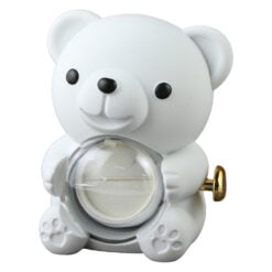 Cutie bijuterii Ursulet cu trandafir criogenat 11x13 cm