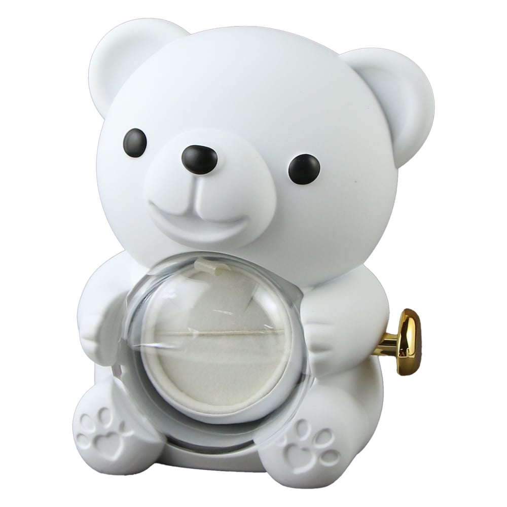 Cutie bijuterii Ursulet cu trandafir criogenat 11x13 cm Cutie bijuterii Ursulet cu trandafir criogenat 11x13 cm