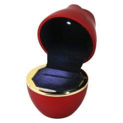 Cutie pentru inel Trandafir cu LED 5.5x7.5 cm