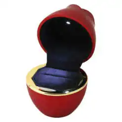 Cutie pentru inel Trandafir cu LED 5.5x7.5 cm