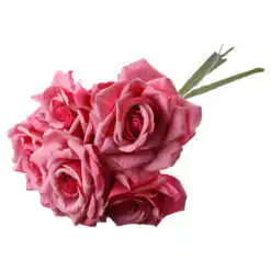 Buchet artificial cu 5 trandafiri