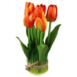 Aranjament decorativ cu lalele artificiale 21 cm