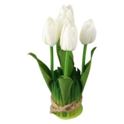 Aranjament decorativ cu lalele artificiale 21 cm