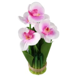 Aranjament decorativ cu orhidee artificiale 24 cm