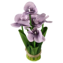 Aranjament decorativ cu orhidee artificiale 24 cm