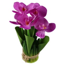 Aranjament decorativ cu orhidee artificiale 24 cm
