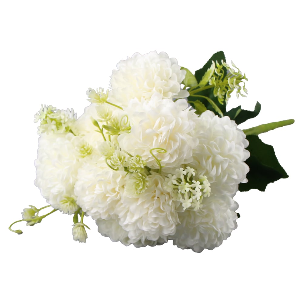 Buchet artificial cu flori si verdeata Buchet artificial cu flori si verdeata