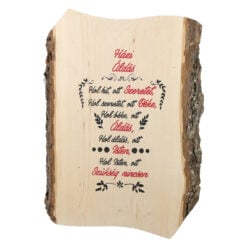 Placheta din lemn "Hazi Aldas" 20x28 cm