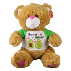 Ursulet din plus cu tricou "Esti tot ce am nevoie!" 37 cm