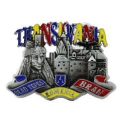 Magnet de frigider metalic 8 x 6 cm