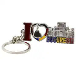 Breloc metalic cu deschizator sticle 6x2 cm