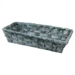 Cos oval din bambus 24x11 cm