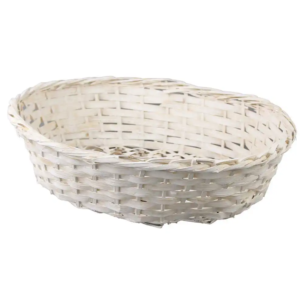 Cos oval din bambus 27x22 cm