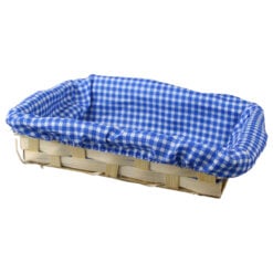 Cos din bambus cu husa textila 21x13 cm