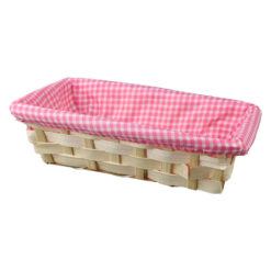 Cos din bambus cu husa textila 21x13 cm