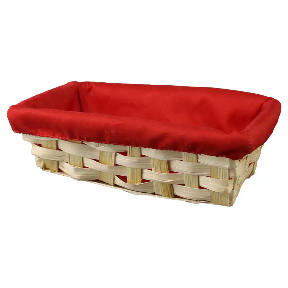 Cos din bambus cu husa textila 21x13 cm