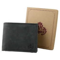 Portofel barbatesc din piele 12x9.5 cm