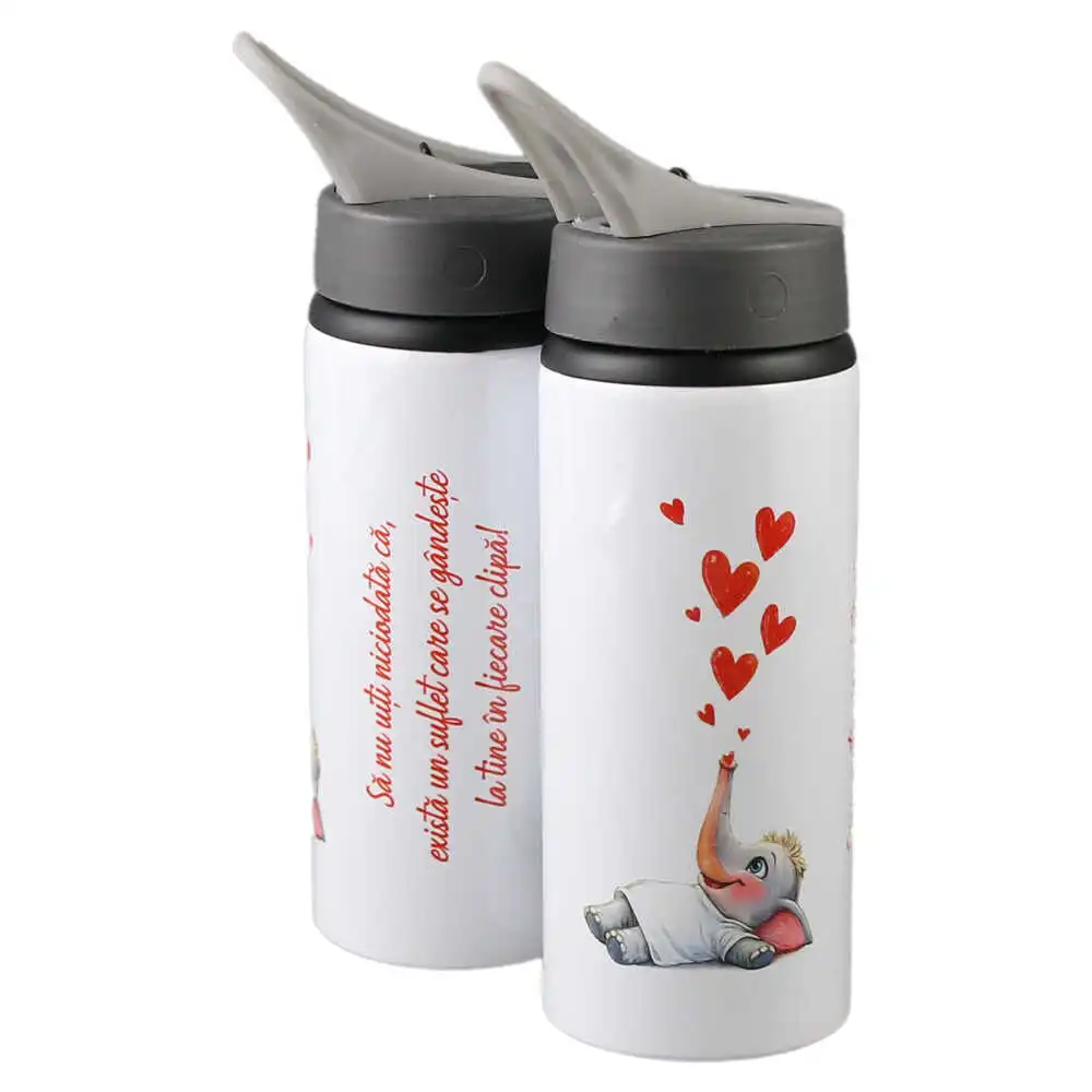 Termos metalic cu pai "Sa nu uiti niciodata..." 500 ml Termos metalic cu pai "Sa nu uiti niciodata..." 500 ml