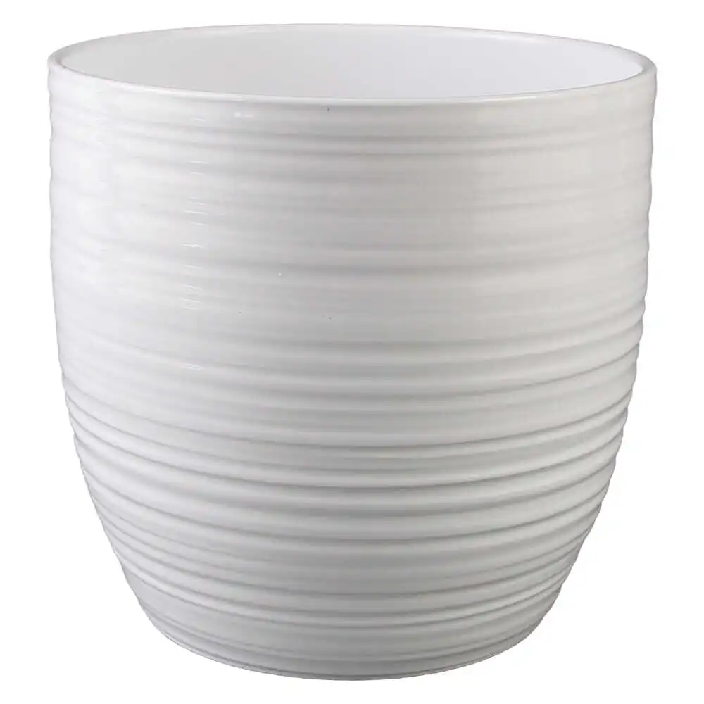 Ghiveci din ceramica Bergamo Alb 16x15 cm Ghiveci din ceramica Bergamo Alb 16x15 cm
