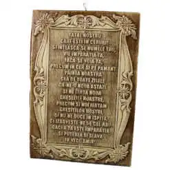 Plachet ipsos "Tatal nostru" 12x31 cm