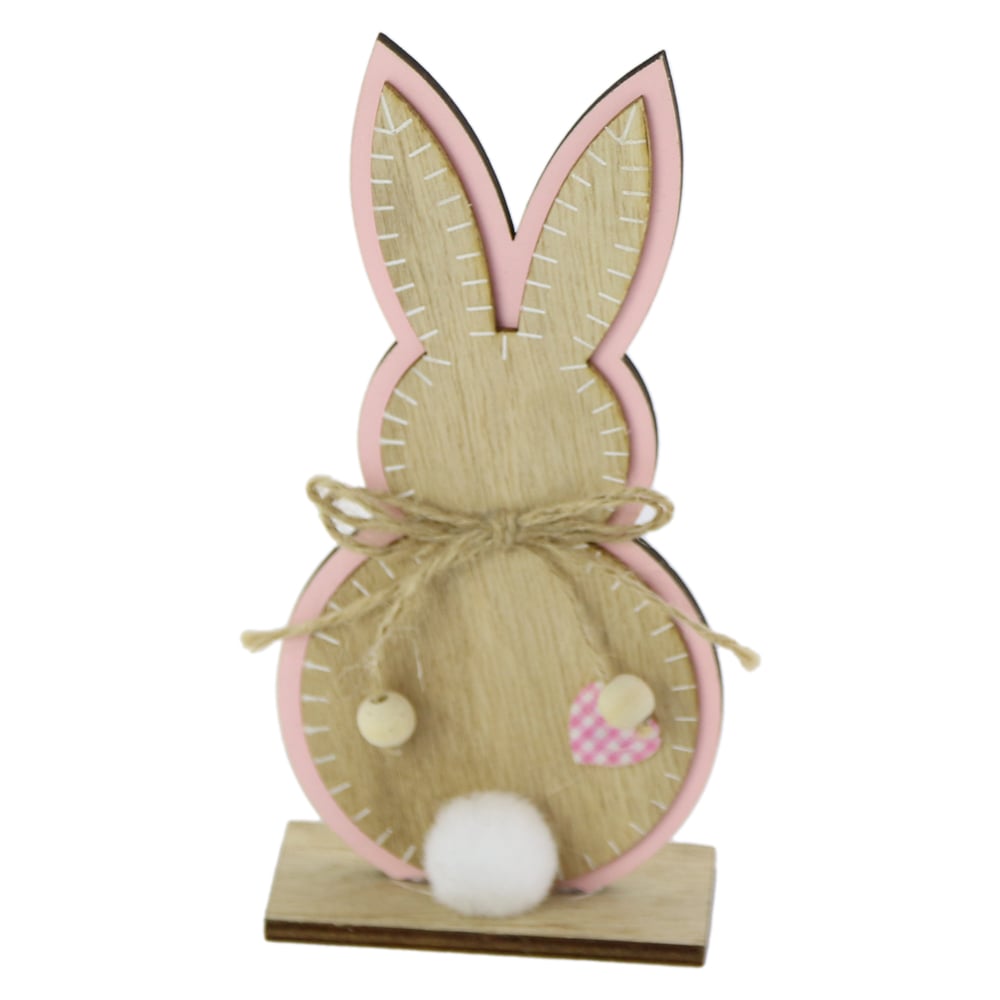 Figurina iepuras de Paste din lemn 16 CM - Cotton tail Figurina iepuras de Paste din lemn 16 CM - Cotton tail