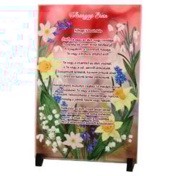 Placa decorativa "Nonapi koszontes..." 20x30 cm