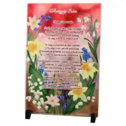 Placa decorativa "Nonapi koszontes..." 20x30 cm