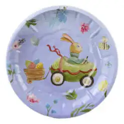 Farfurie decorativa metalica - design Paste