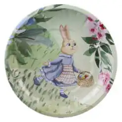 Farfurie decorativa metalica - design Paste