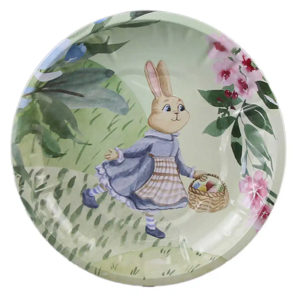 Farfurie decorativa metalica - design Paste Farfurie decorativa metalica - design Paste