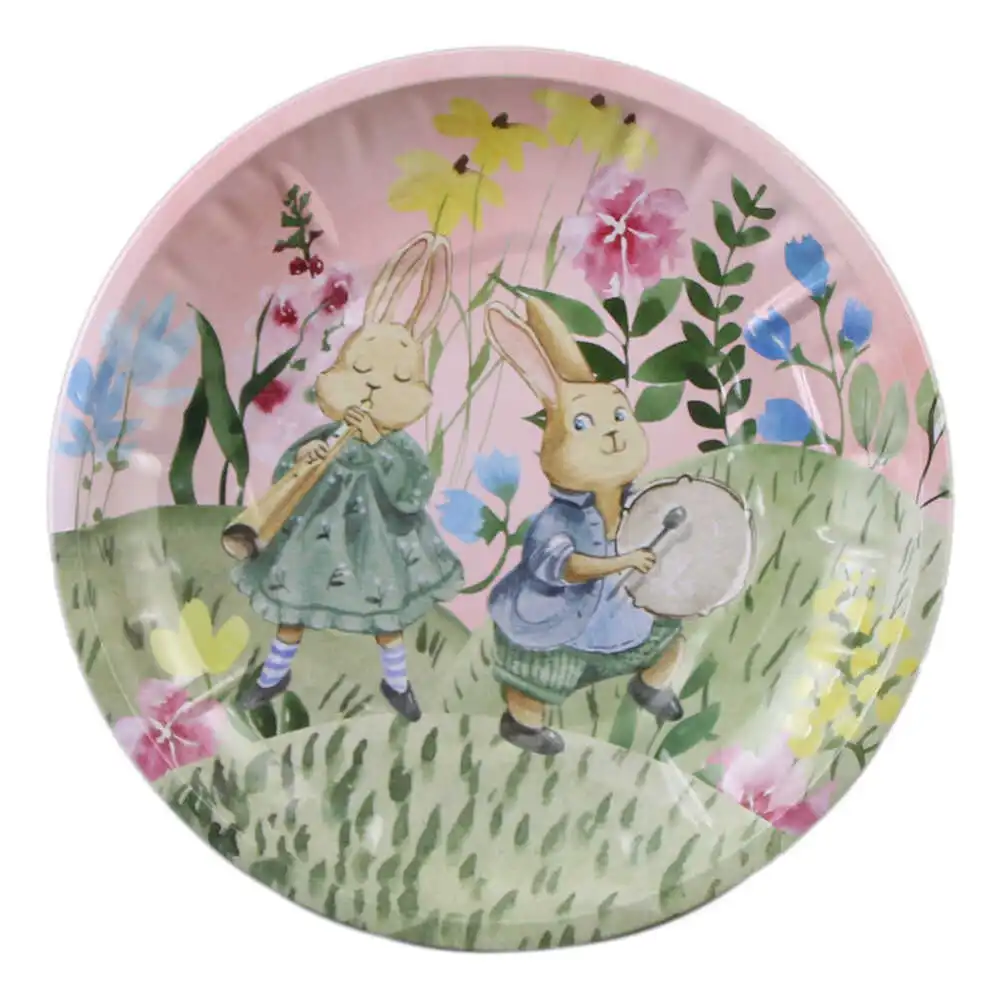 Farfurie decorativa metalica - design Paste Farfurie decorativa metalica - design Paste