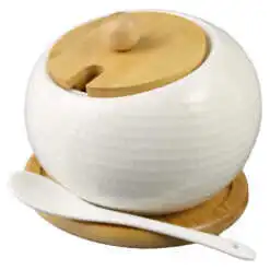 Zaharnita din ceramica cu lingurita